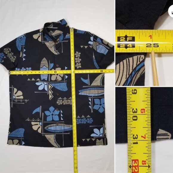 QUIKSILVER Waterman Collection Button Down Shirt 6731E1M - Picture 5 of 9